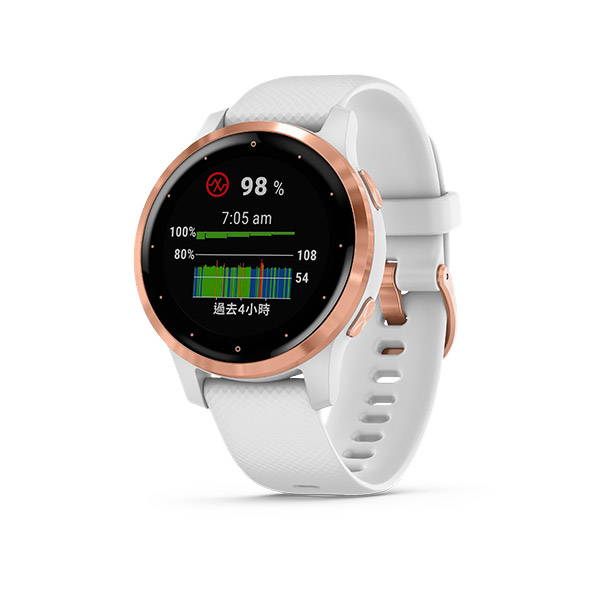 vivoactive-4s-純白玫瑰金