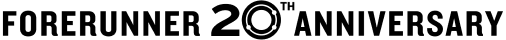 Forerunner20週年 logo