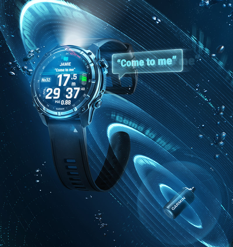 Garmin Dive - 太陽能 GPS 潛水電腦錶