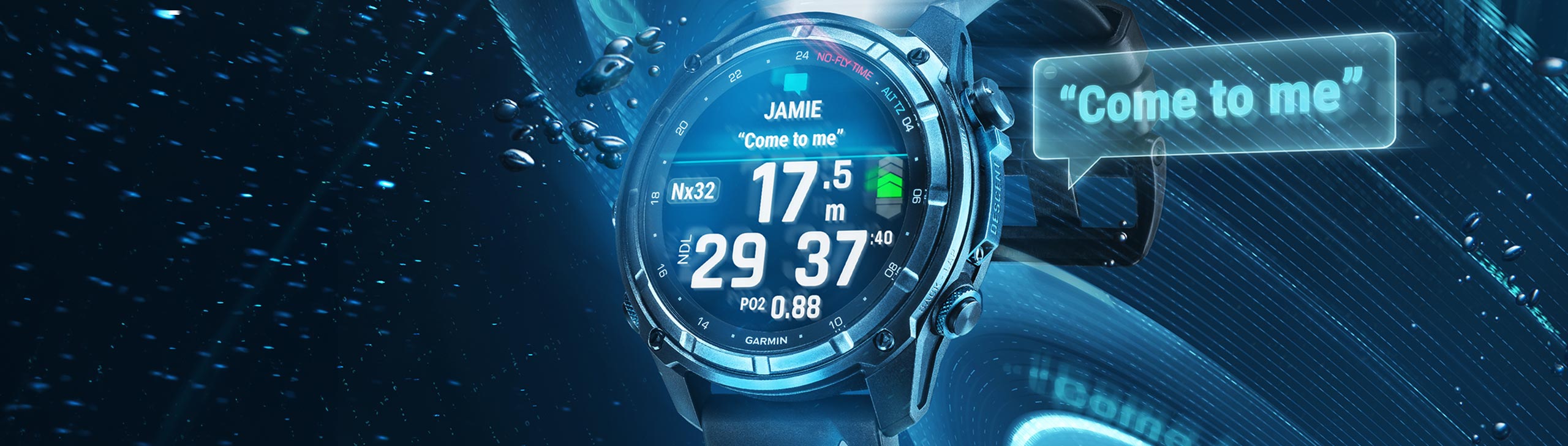 Garmin Dive - 太陽能 GPS 潛水電腦錶