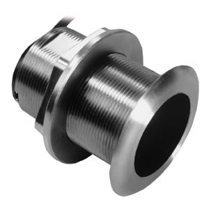 Stainless Steel Thru-hull Mount Transducer with Depth & Temperature (12° tilt) - Airmar SS60