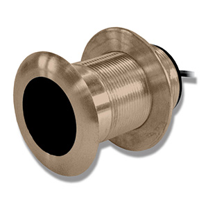 Bronze Thru-hull Mount Transducer with Depth & Temperature (8-pin) - Airmar B117