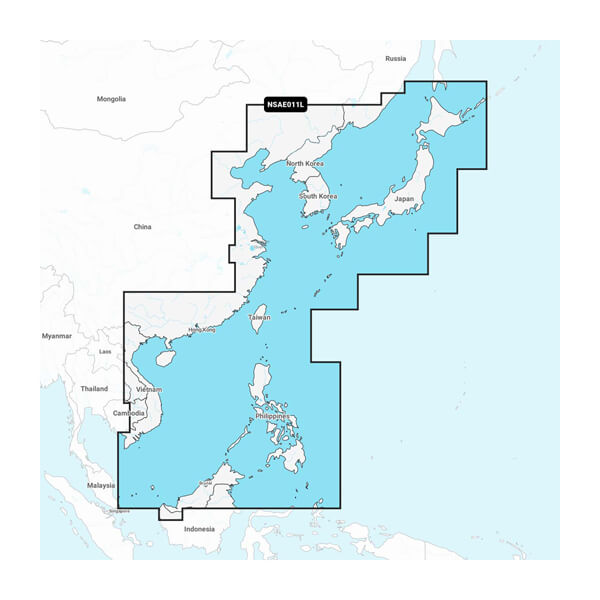 中國東海和日本 - 海圖