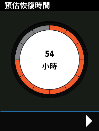 An Edge device screen showing VO2 max.