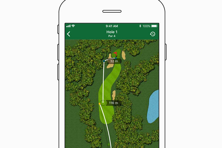 Shot maps - Garmin Golf™ App