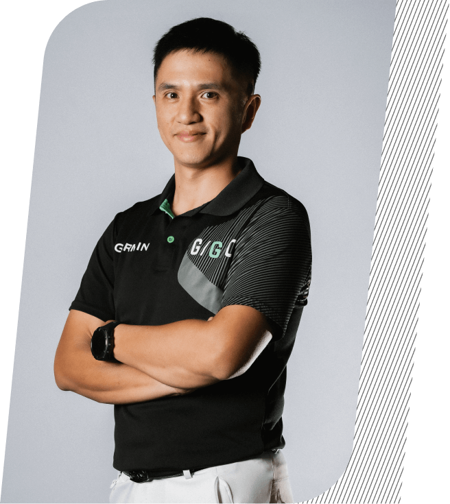 HOPE 高球學院負責人，Garmin Golf Club 高爾夫訓練課程總教練 林元騁